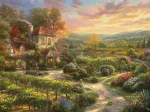 Thomas Kinkade - At the Winery