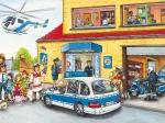 3 Jigsaw Puzzles - Fire Brigade and Police