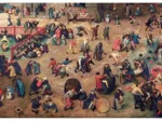 Handgeschnittenes Holzpuzzle - Brueghel - Children'S Games