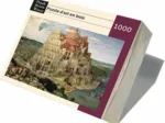 Handgeschnittenes Holzpuzzle - Brueghel: Turmbau Zu Babel