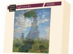Handgeschnittenes Holzpuzzle - Claude Monet : La Femme À L'Ombrelle, 1875
