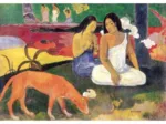Handgeschnittenes Holzpuzzle - Paul Gauguin - Arearea