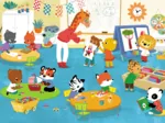 Handgeschnittenes Holzpuzzle - Es Lebe Die Maternelle