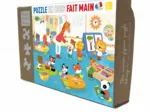 Handgeschnittenes Holzpuzzle - Es Lebe Die Maternelle