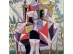 Handgeschnittenes Holzpuzzle - Picasso: Frau Im Garten