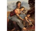 Handgeschnittenes Holzpuzzle - Leonardo Da Vinci