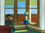 Handgeschnittenes Holzpuzzle - Edward Hopper - Brooklyn Zimmer