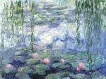 Handgeschnittenes Holzpuzzle - Claude Monet: Wasserlilien