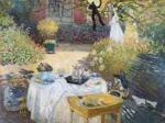 Handgeschnittenes Holzpuzzle - Claude Monet - Mittagessen