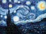 Handgeschnittenes Holzpuzzle - Vincent Van Gogh: Sternennacht
