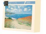 Handgeschnittenes Holzpuzzle - Claude Monet - Chemin Dans Les Blés, 1882