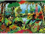 Handgeschnittenes Holzpuzzle - Alain Thomas: Jungle