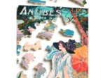 Handgeschnittenes Holzpuzzle - Plm-Poster: Antibes