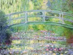 Handgeschnittenes Holzpuzzle - Monet: Die Japanische Brücke