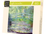 Handgeschnittenes Holzpuzzle - Monet: Die Japanische Brücke