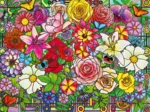 Wellness & Puzzle - Stained Glass Flowers