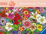 Wellness & Puzzle - Stained Glass Flowers