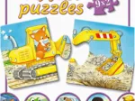 My First Puzzles - Animals at the Job Site (9x2 Pieces)