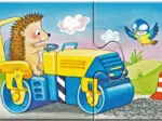 My First Puzzles - Animals at the Job Site (9x2 Pieces)