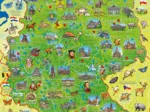 XXL Pieces - Colourful Germany Map