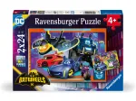 2 Puzzles - The Batwheels in Action