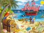 2 Puzzles - Pirates And Mermaids
