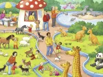 2 Jigsaw Puzzles - A Day in the Zoo