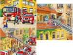 Jigsaw Puzzle - 3 x 49 Pieces : Firemen at Work