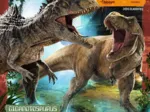 3 Puzzles 49 Pieces - T-Rex Jurassic World 3