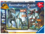 3 Puzzles 49 Pieces - T-Rex Jurassic World 3