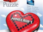 3D Puzzle - Heart Box - Minecraft