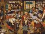 Brueghel Pieter the Younger: The Payment of the Tithes, 1617-1622