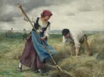 Julien Dupré: The Harvesting of the Hay