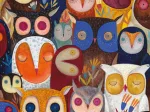 Kurti Andi - Collage - Owls