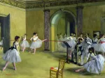Edgar Degas - Das Tanzfoyer in der Oper