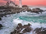 First Snow at Portland Head