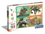 Puzzle 4 en 1 - Mum and Baby Animals