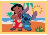 Puzzle 4 in 1 - Stitch and his friends