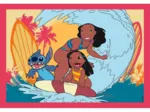 Puzzle 4 in 1 - Stitch and his friends
