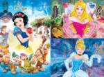 3 Jigsaw Puzzles - Disney Princess