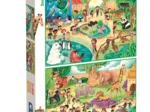 2 puzzles - Zoo - 2x60 Pieces