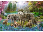 Wolfsfamilie