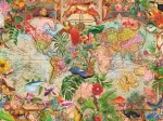 Tea Time: Antique World Map