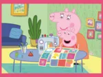4 Puzzles - Peppa Loves Adventures