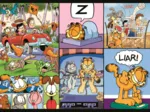 4 Puzzles - Garfield doesn't like Mondays - Garfield