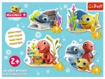 Frame Puzzle - 4 Puzzles - Baby Classic Fish MiniMini