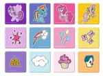 2 Puzzles + Memo - My Little Pony