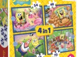 4 Puzzles - SpongeBob's underwater life
