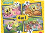 4 Puzzles - SpongeBob's underwater life