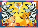 4 Puzzles - Brave Lion King